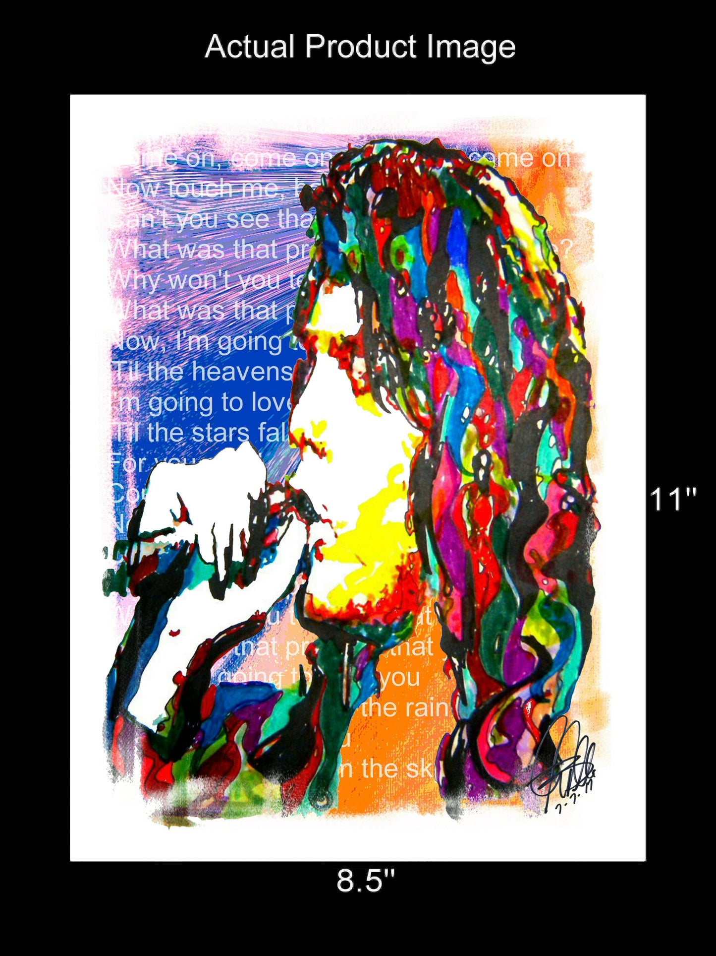 Jim Morrison The Doors Singer Blues Rock Music Poster Print Wall Art 8.5x11