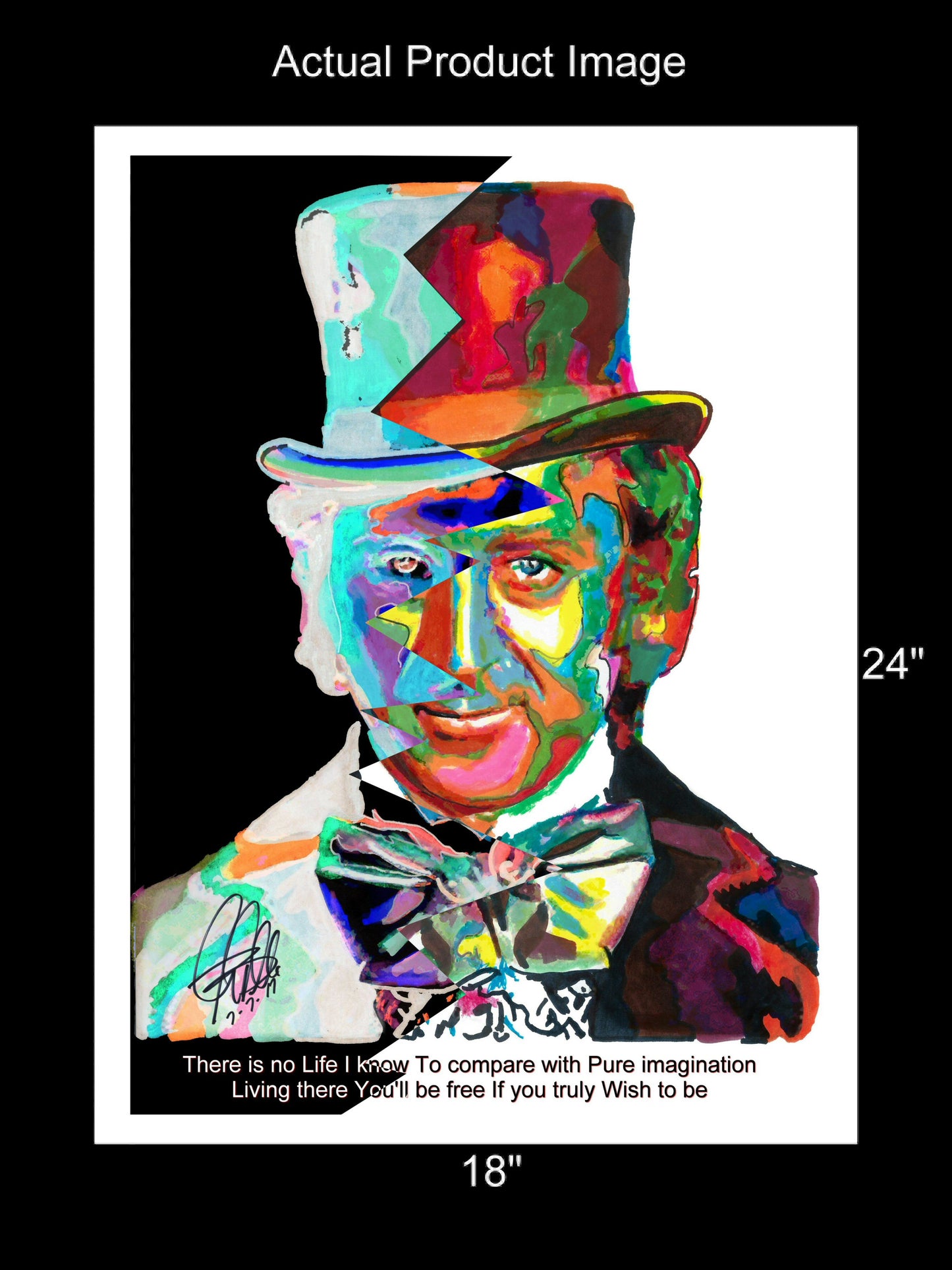 Willy Wonka Gene Wilder Chocolate Factory Movies Poster Wall Art 18x24