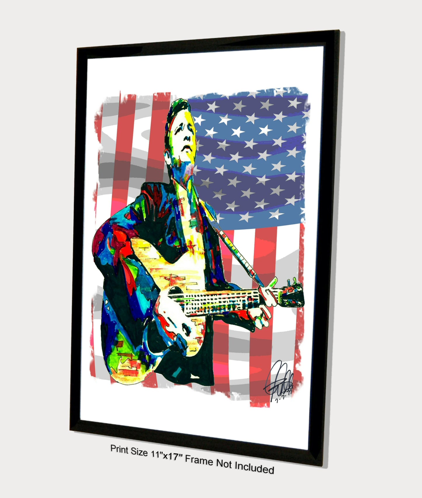 Johnny Cash Country Music Poster Print Wall Art 11x17