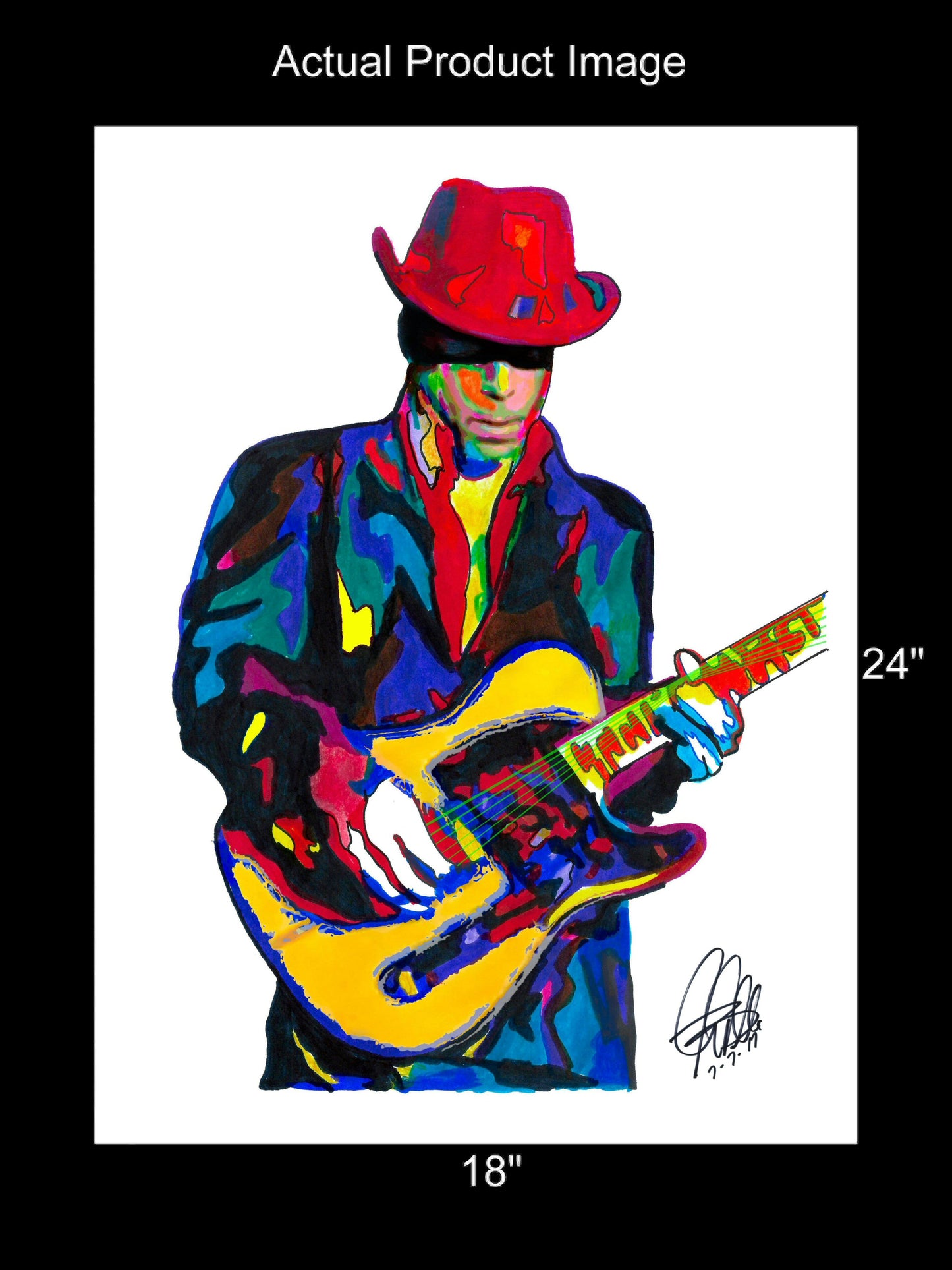 Prince Singer Guitar Rock Music Poster Print Wall Art 18x24