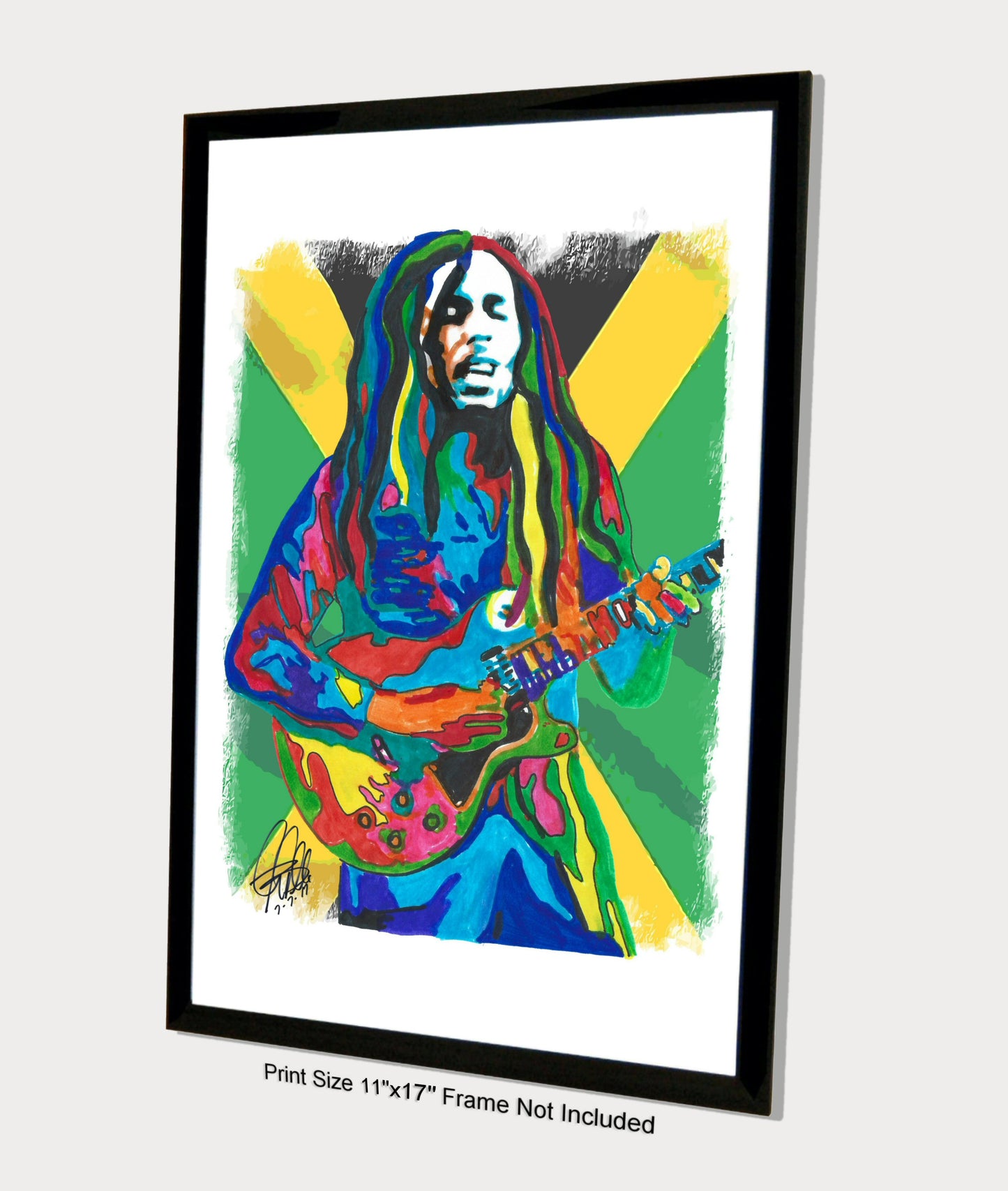 Bob Marley The Wailers Reggae Music Poster Print Wall Art 11x17