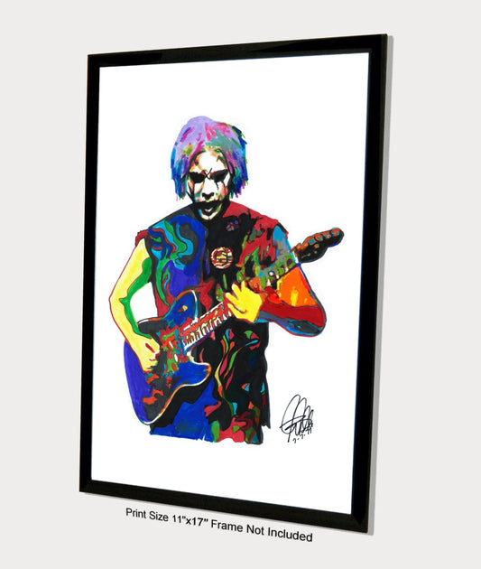 John 5 Guitar Metal Rock Music Poster Print Wall Art 11x17