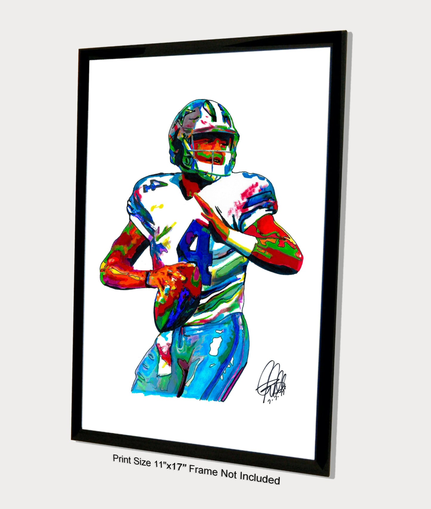 Dak Prescott Dallas Cowboys Football Poster Print Art 11x17