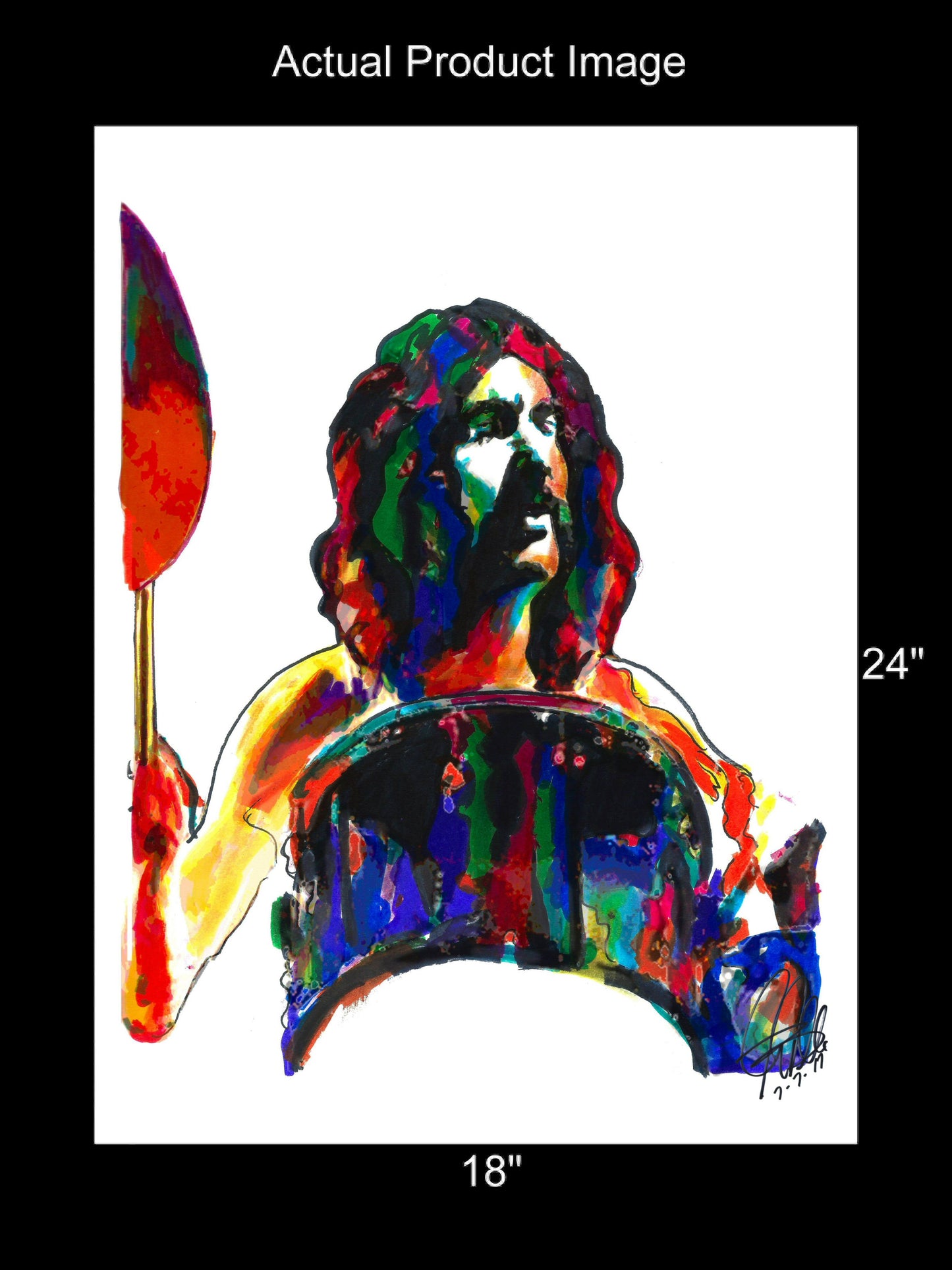 Nick Mason Pink Floyd Drums Rock Music Poster Print Wall Art 18x24