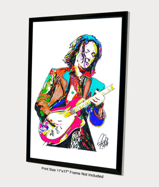 Mike Campbell Tom Petty and the Heartbreakers Music Print Poster Wall Art 11x17