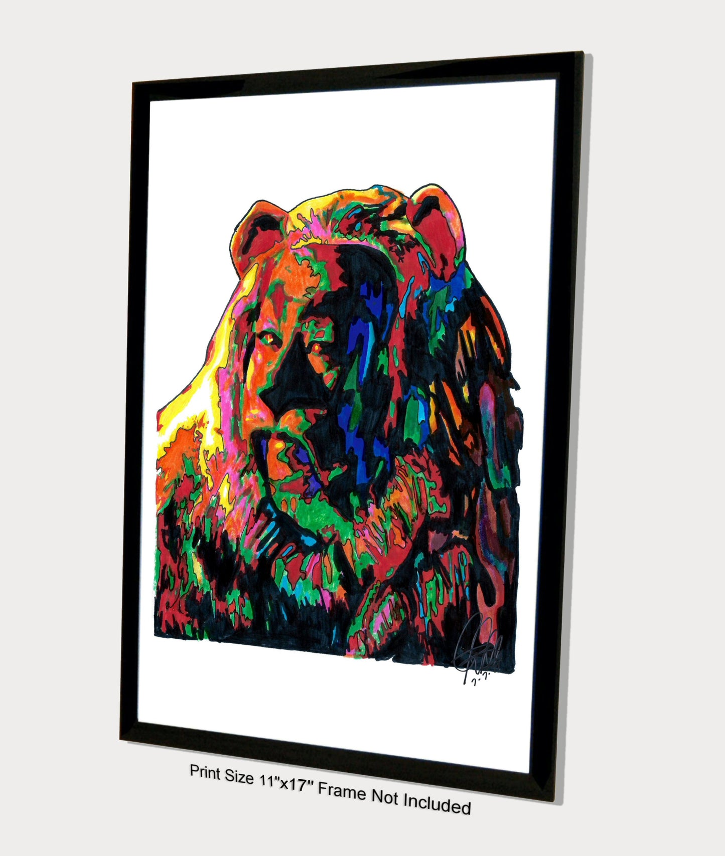 Cowardly Lion The Wizard of Oz Poster Print Wall Art 11x17