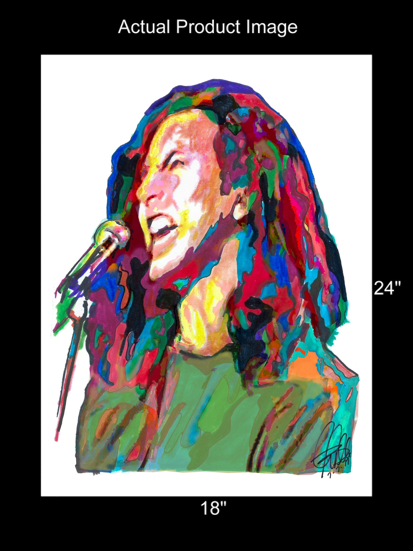 Eddie Vedder Pearl Jam Rock Music Poster Print Wall Art 18x24