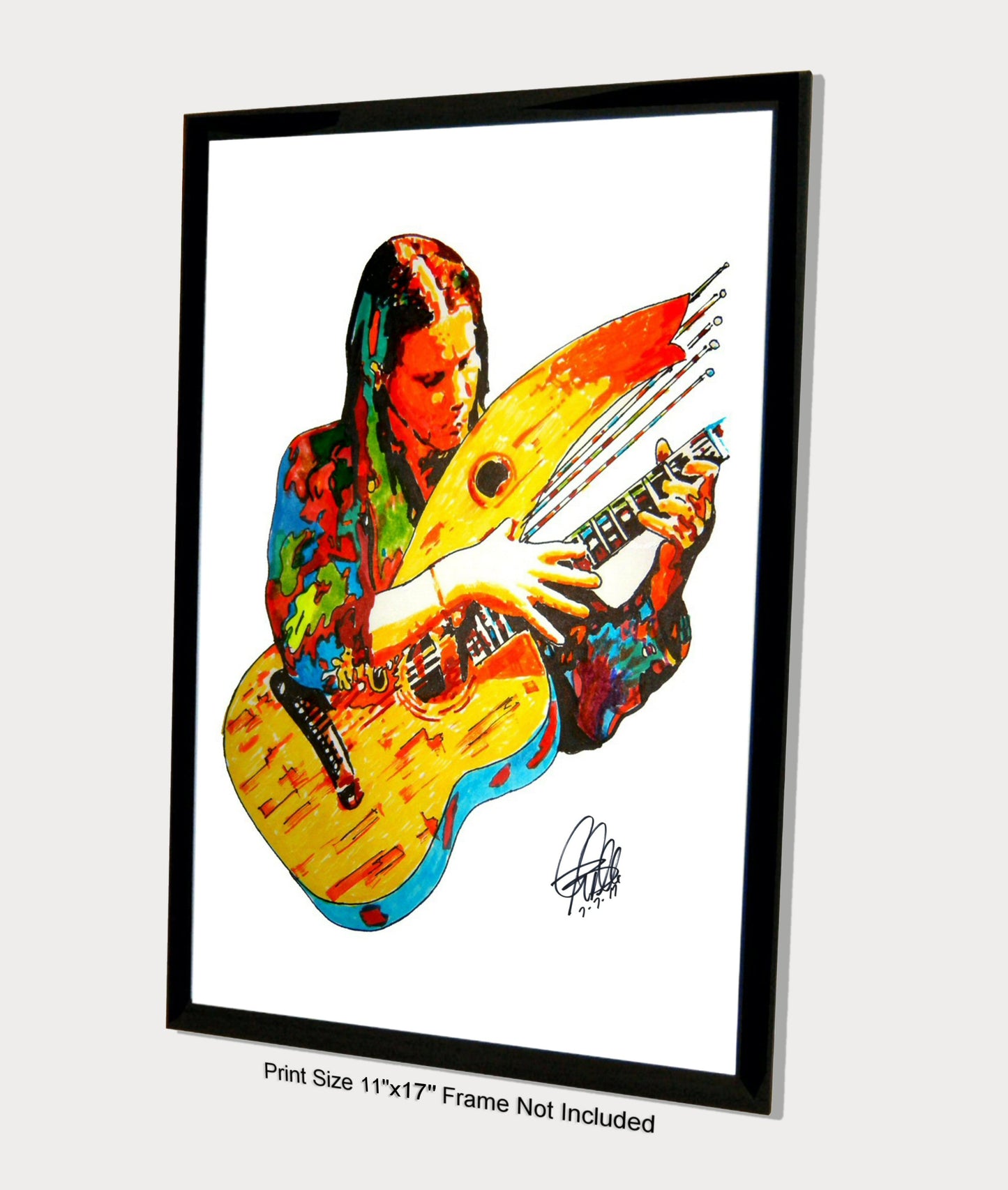 Michael Hedges Guitar Music Poster Print Wall Art 11x17