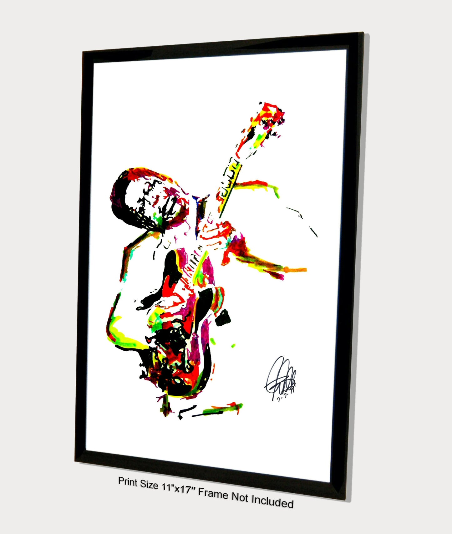 BB King Singer Guitar Blues Music Print Poster Wall Art 11x17