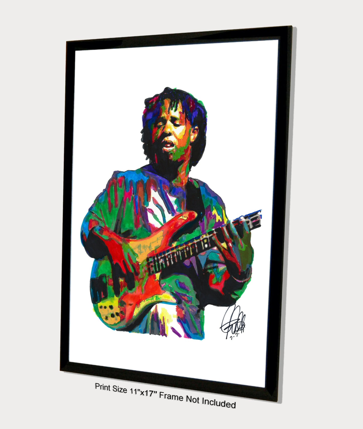 Victor Wooten American Bass Funk Rock Music Print Poster Wall Art 11x17