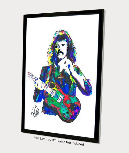 Tony Iommi Black Sabbath Guitar Heavy Metal Music Print Poster Wall Art 11x17