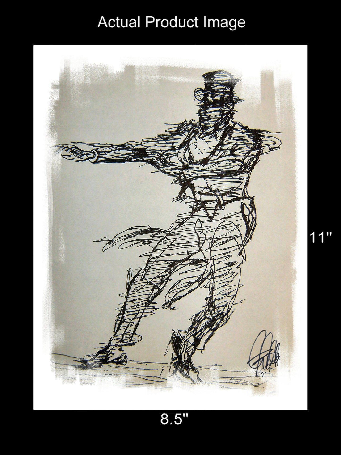 Fred Astaire Dancer Poster Print Wall Art 8.5x11