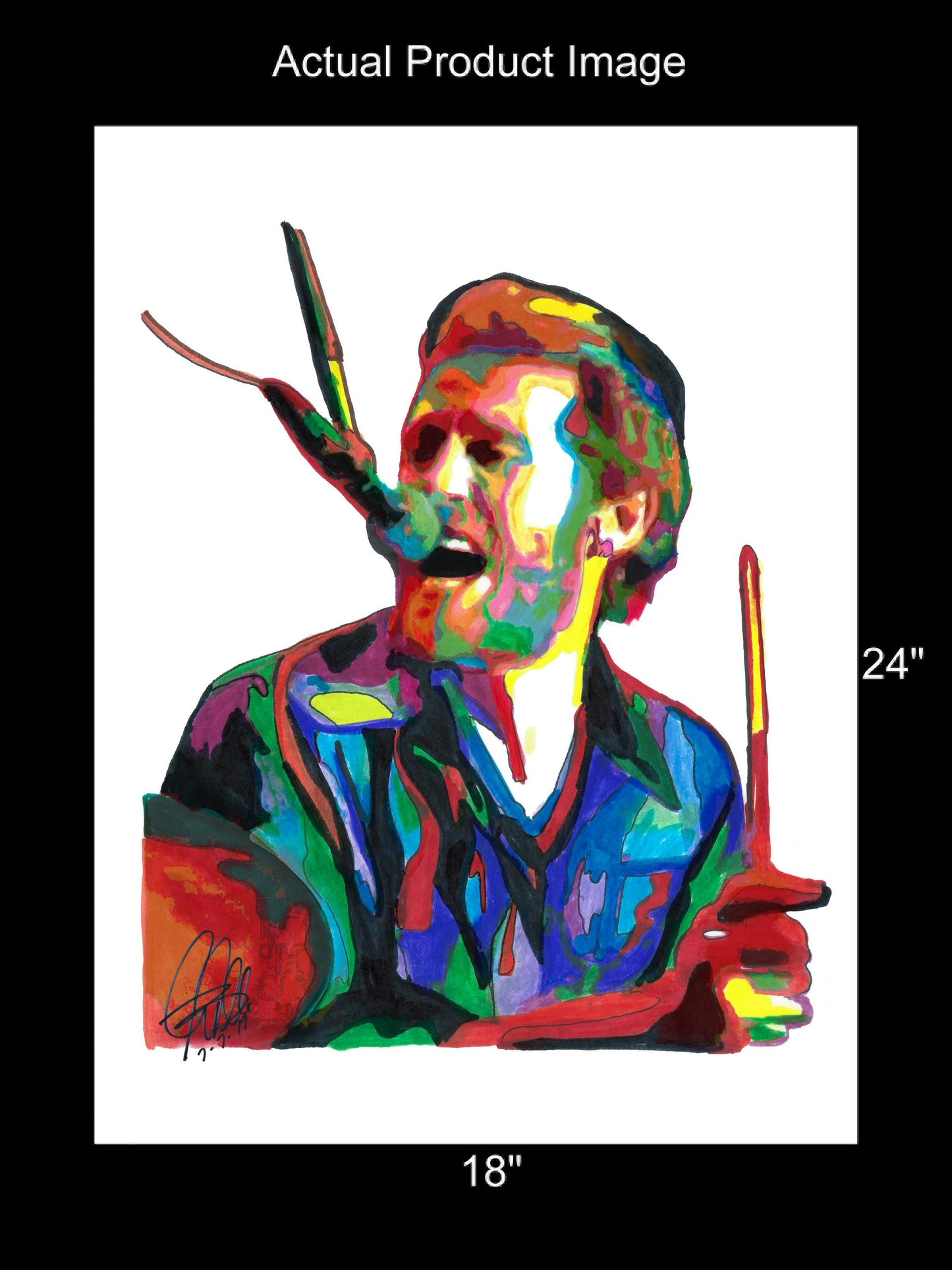 Levon Helm The Band Singer Drums Rock Music Poster Print Wall Art 18x24