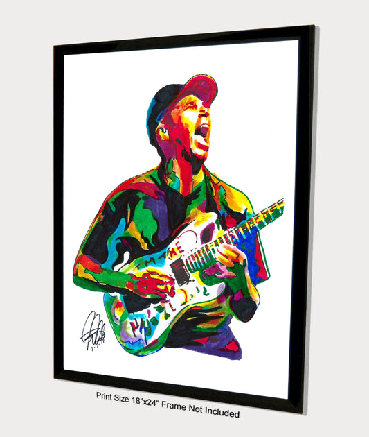 Tom Morello Rage Against the Machine RATM Rock Music Poster Print Wall Art 18x24