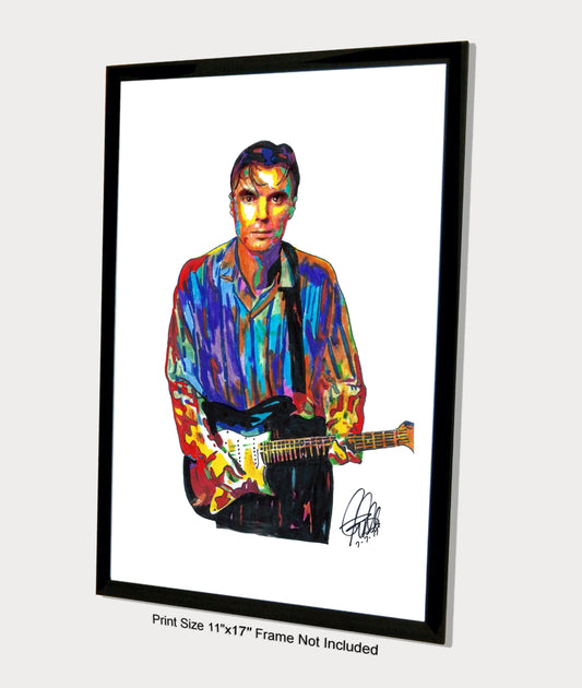 David Byrne Talking Heads Wild Life Rock Music Poster Print Wall Art 11x17