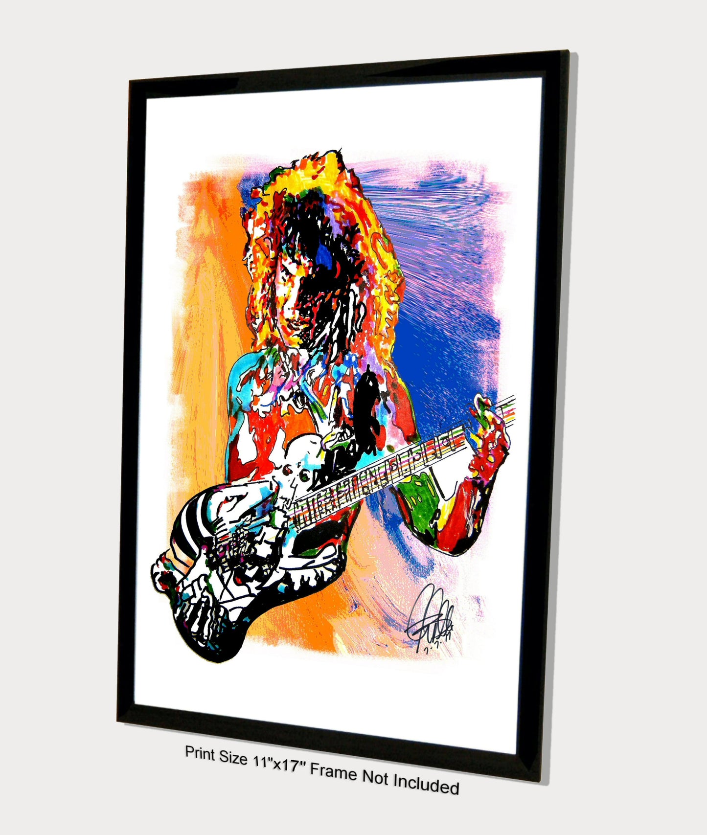 George Lynch Dokken Guitar Hard Rock Music Print Poster Wall Art 11x17