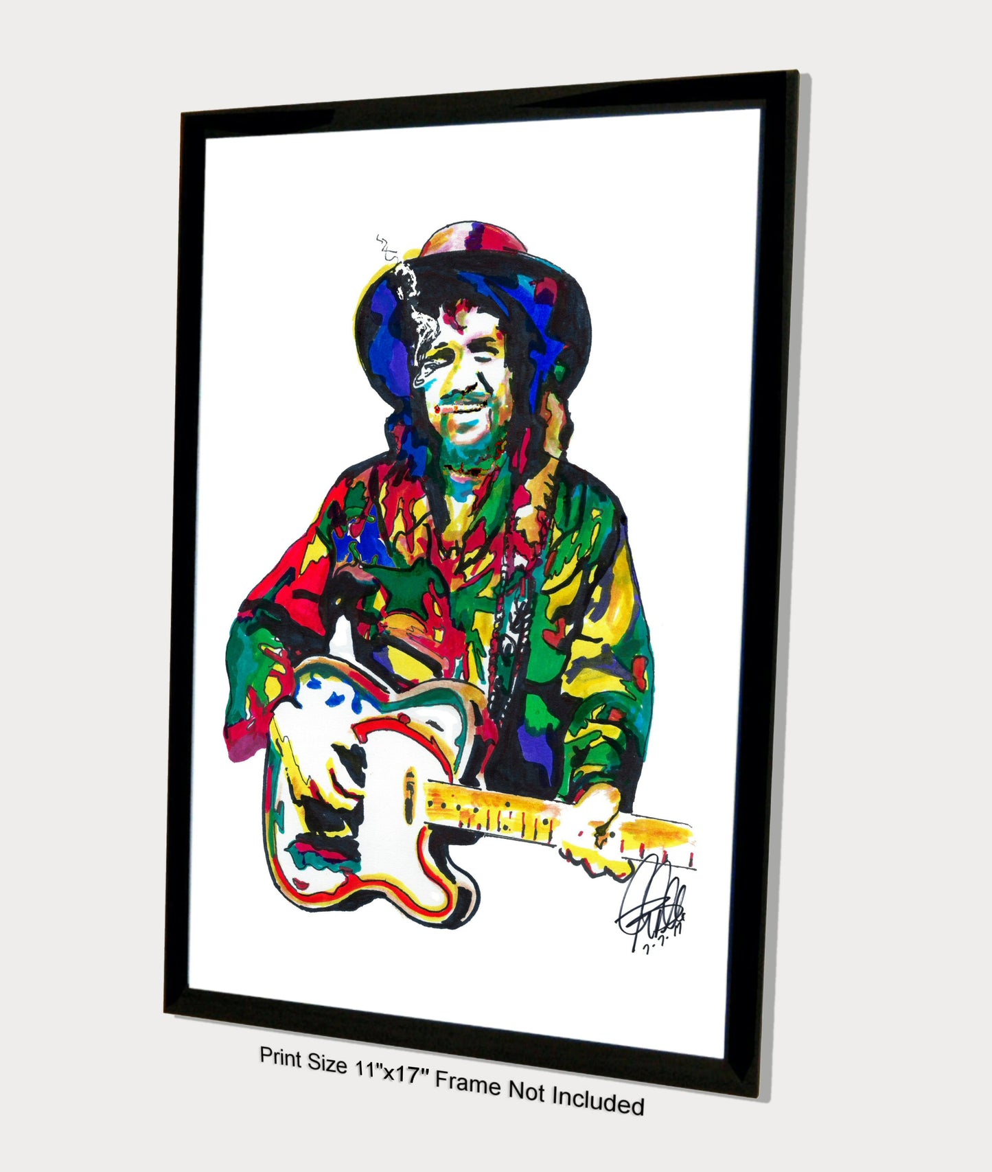 Waylon Jennings Singer Country Music Poster Print Tribute Wall Art 11x17