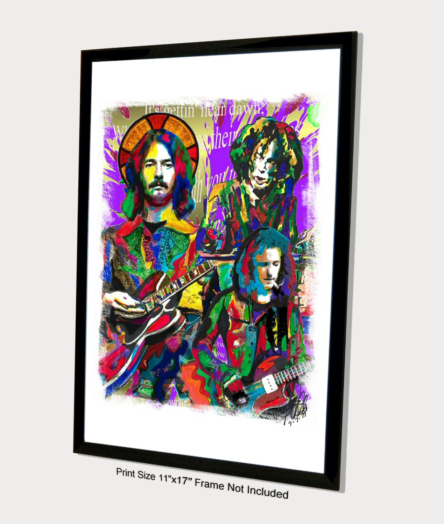 Cream Clapton Bruce Baker Rock Music Poster Print Wall Art 11x17