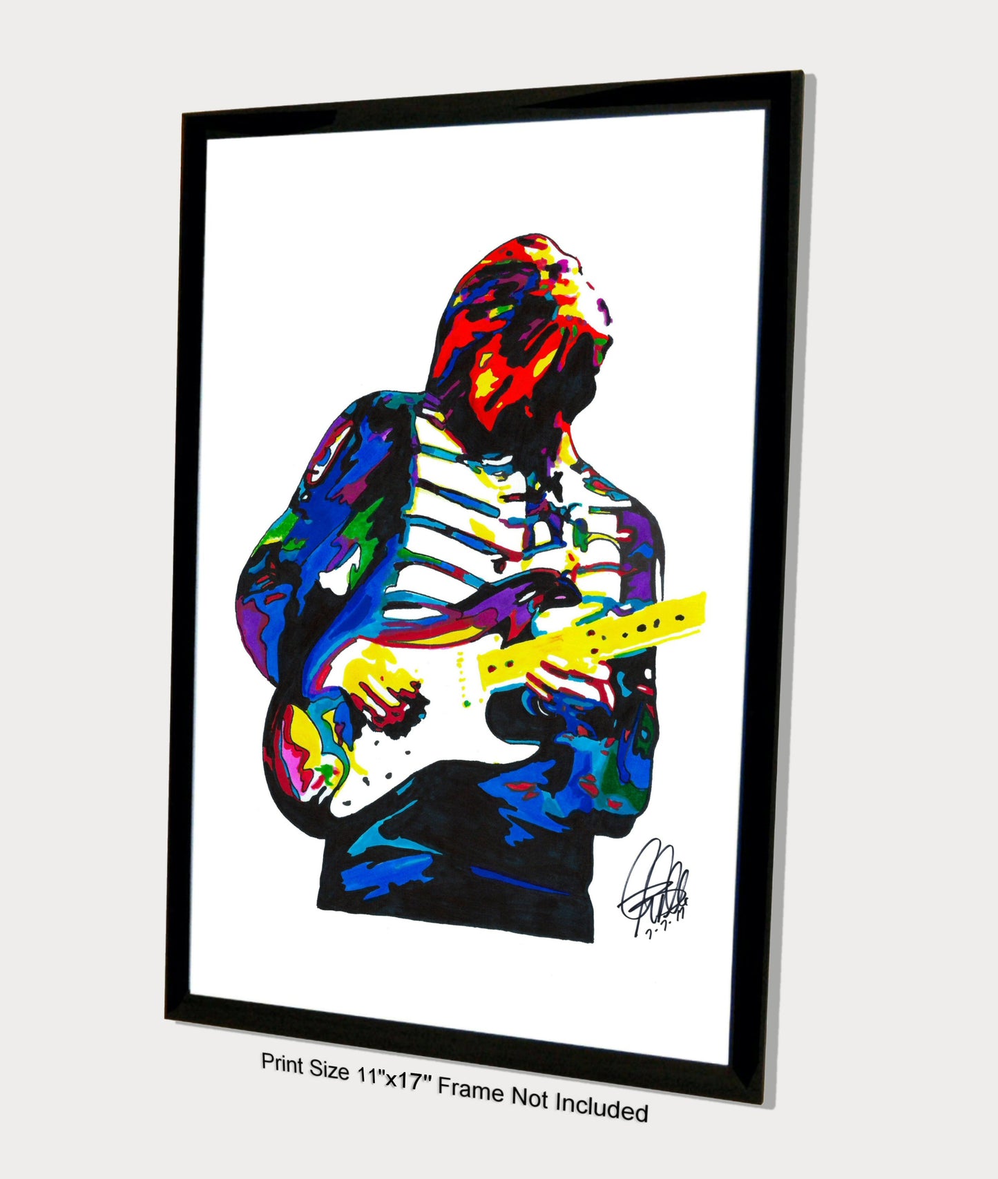 Eric Johnson Singer Guitar Blues Jazz Rock Music Poster Print Wall Art 11x17