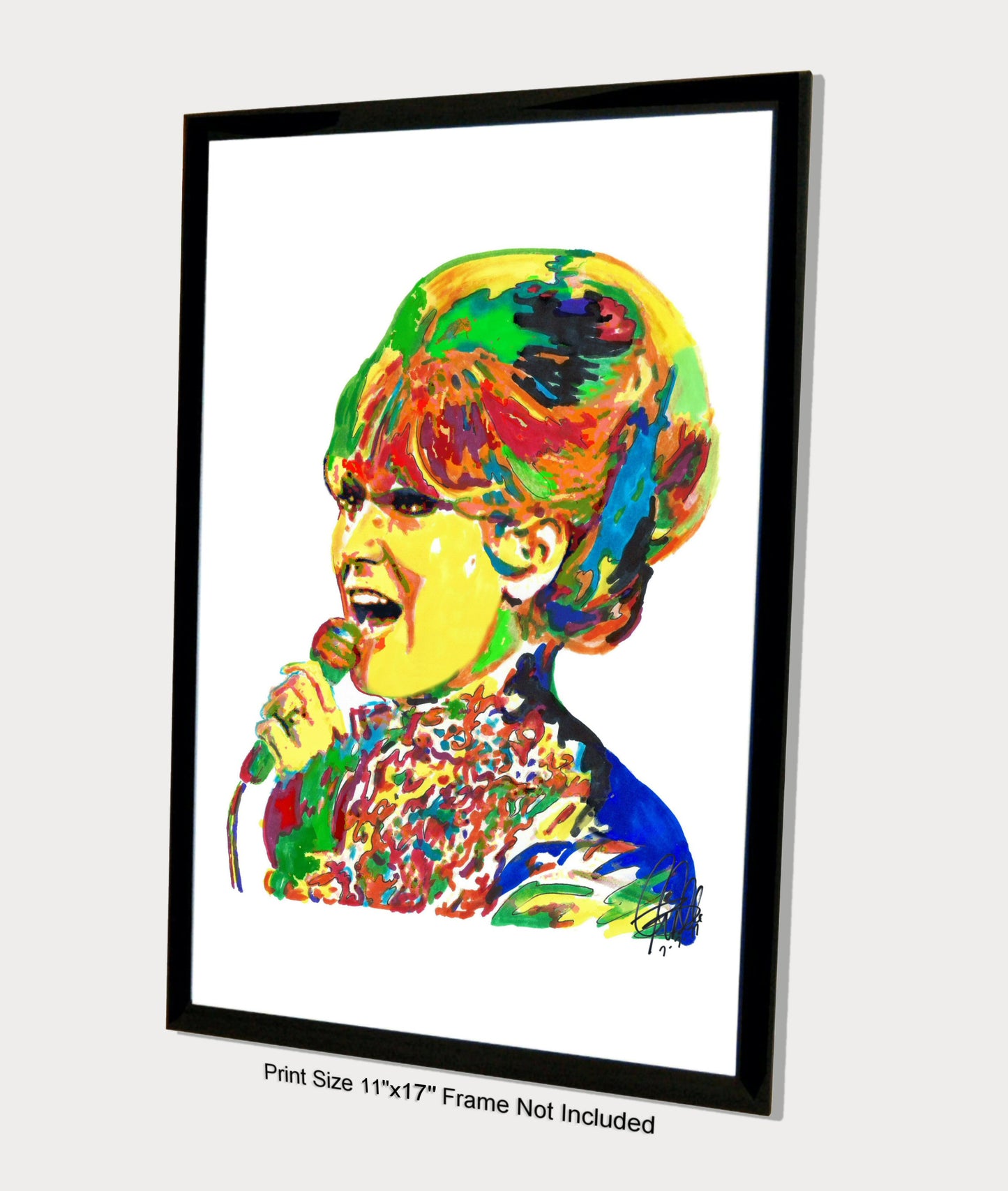 Dusty Springfield Singer Pop Soul Music Poster Print Wall Art 11x17