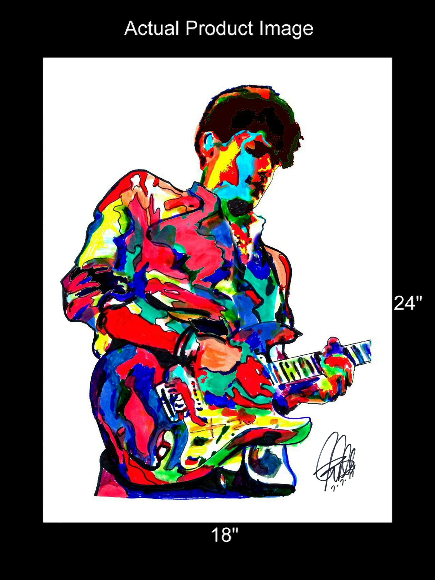 John Mayer Gultar Singer Rock Music Poster Print Wall Art 18x24