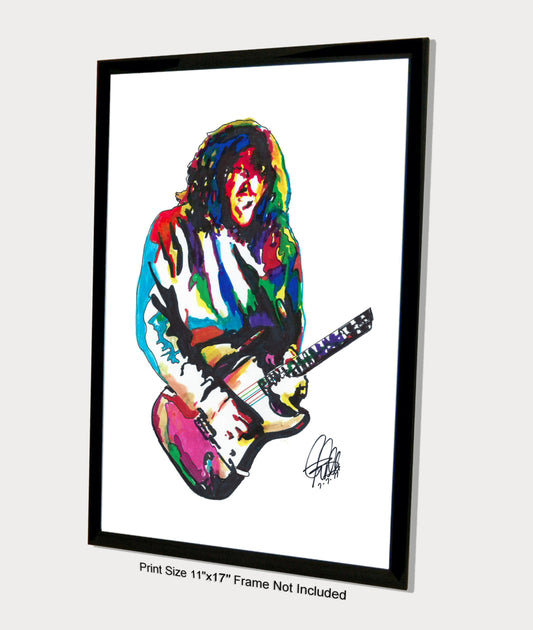 John Frusciante Red Hot Chili Peppers Music Poster Print Wall Art 11x17