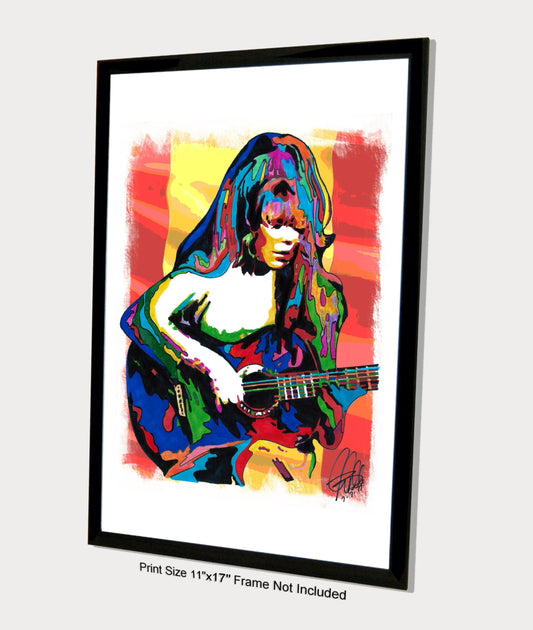 Charo Singer Flamenco Guitar Latin Music Poster Print Wall Art 11x17