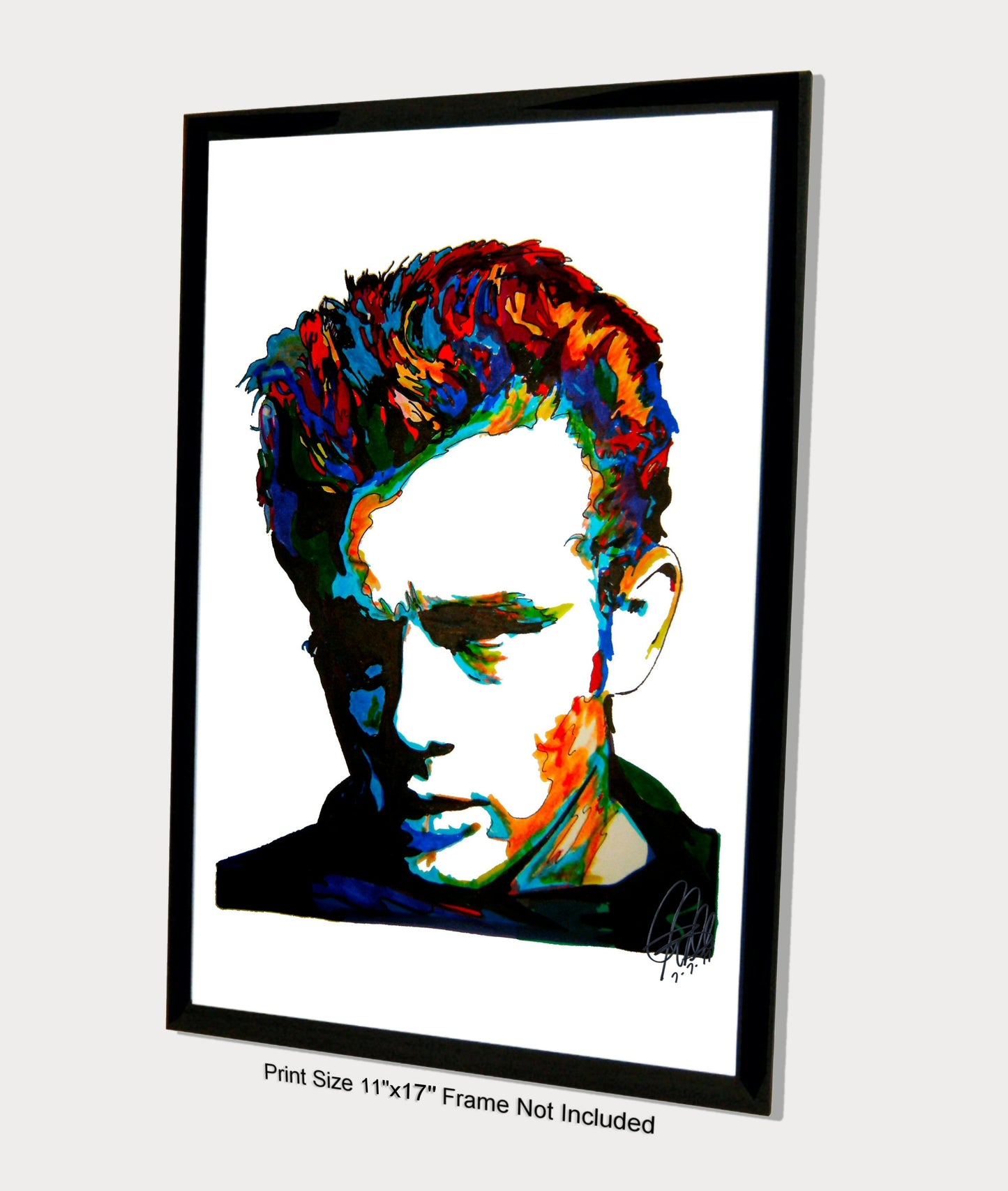 James Dean American Actor Poster Print Wall Art 11x17