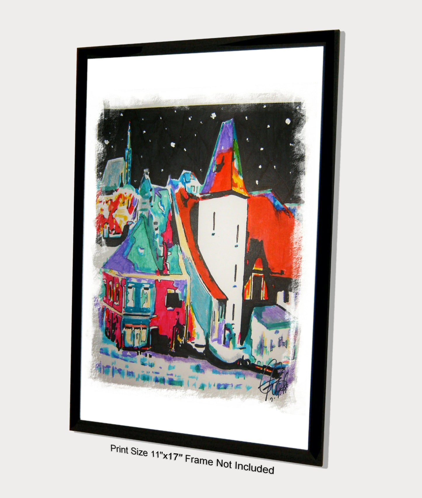 Amsterdam Poster Print Wall Art 11x17