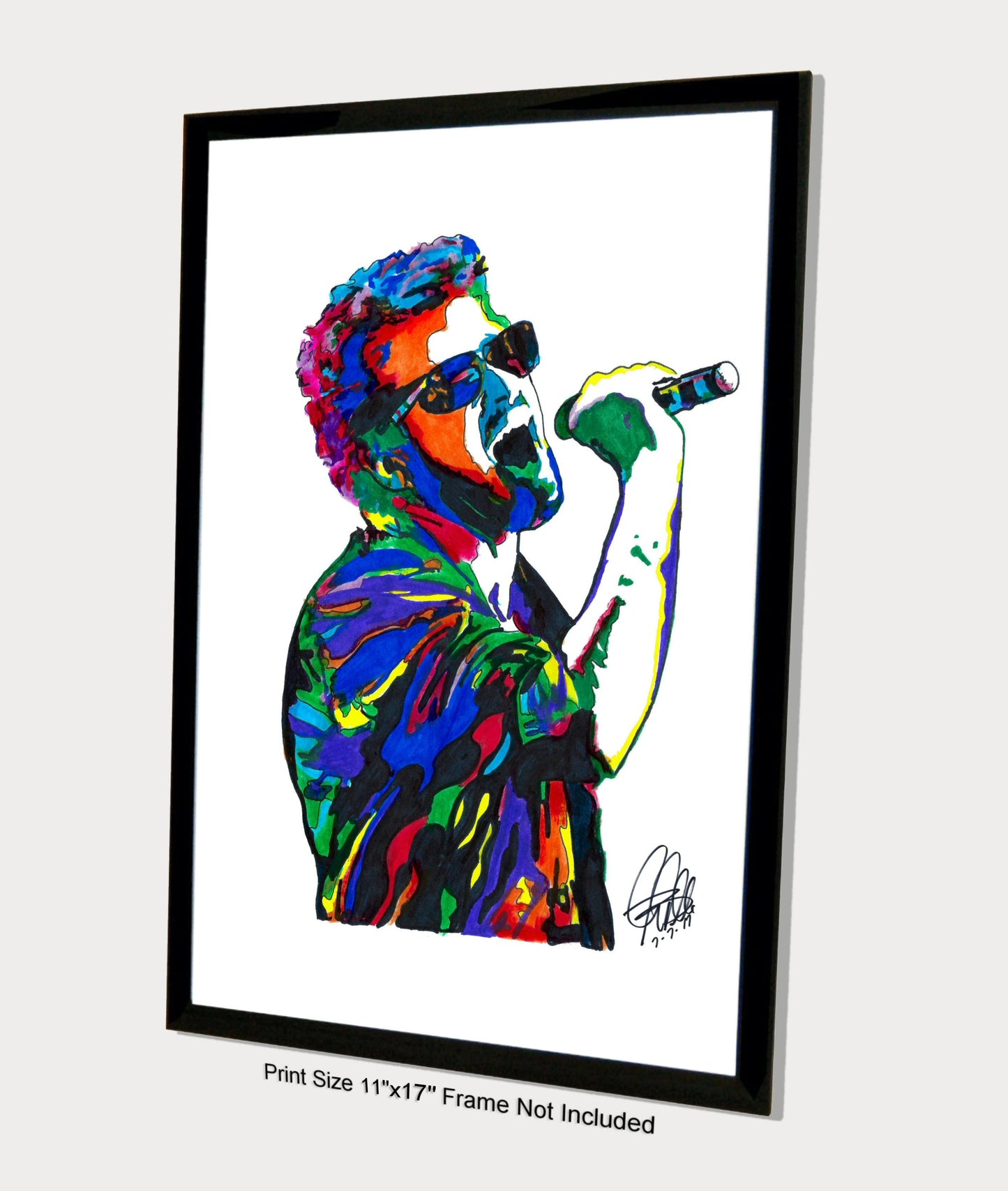 George Michael Singer Pop Music Poster Print Wall Art 11x17