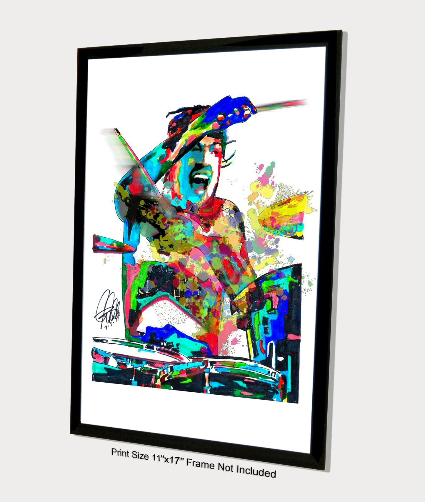 Tommy Lee Motley Crue Drums Heavy Metal Rock Music Poster Print Wall Art 11x17