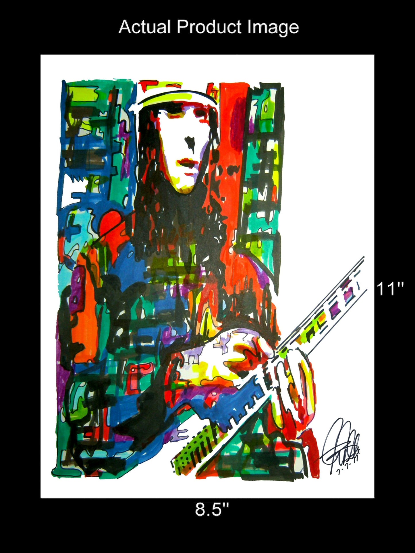 Buckethead Guns n Roses Rock Music Print Poster Wall Art 8.5x11