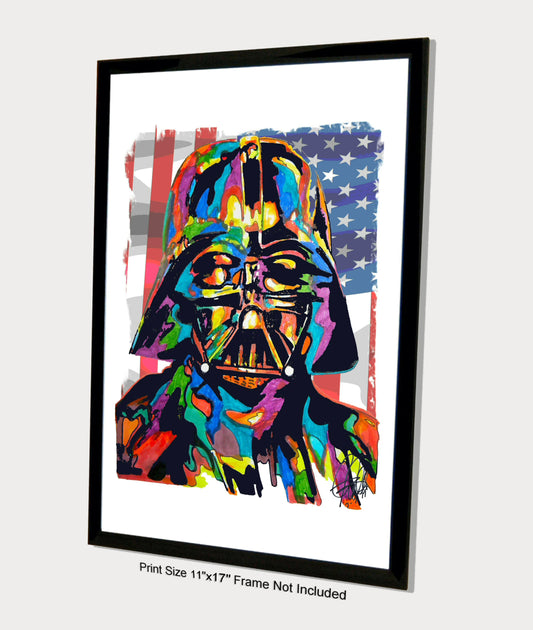 Darth Vader Star Wars Film Print Poster Wall Art 11x17