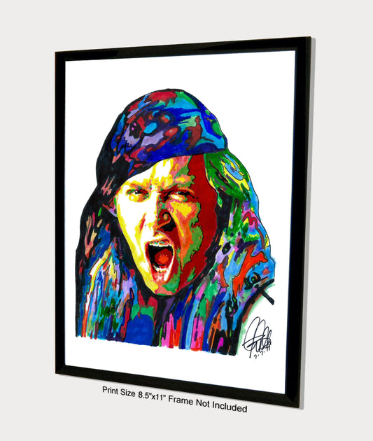 Sam Kinison Stand Up Comedy Poster Print Tribute Wall Art 8.5x11