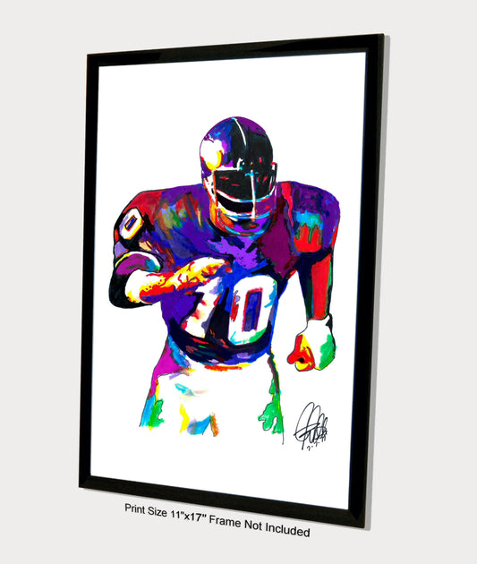 Jim Marshall Minnesota Vikings Football Sports Poster Print Wall Art 11x17