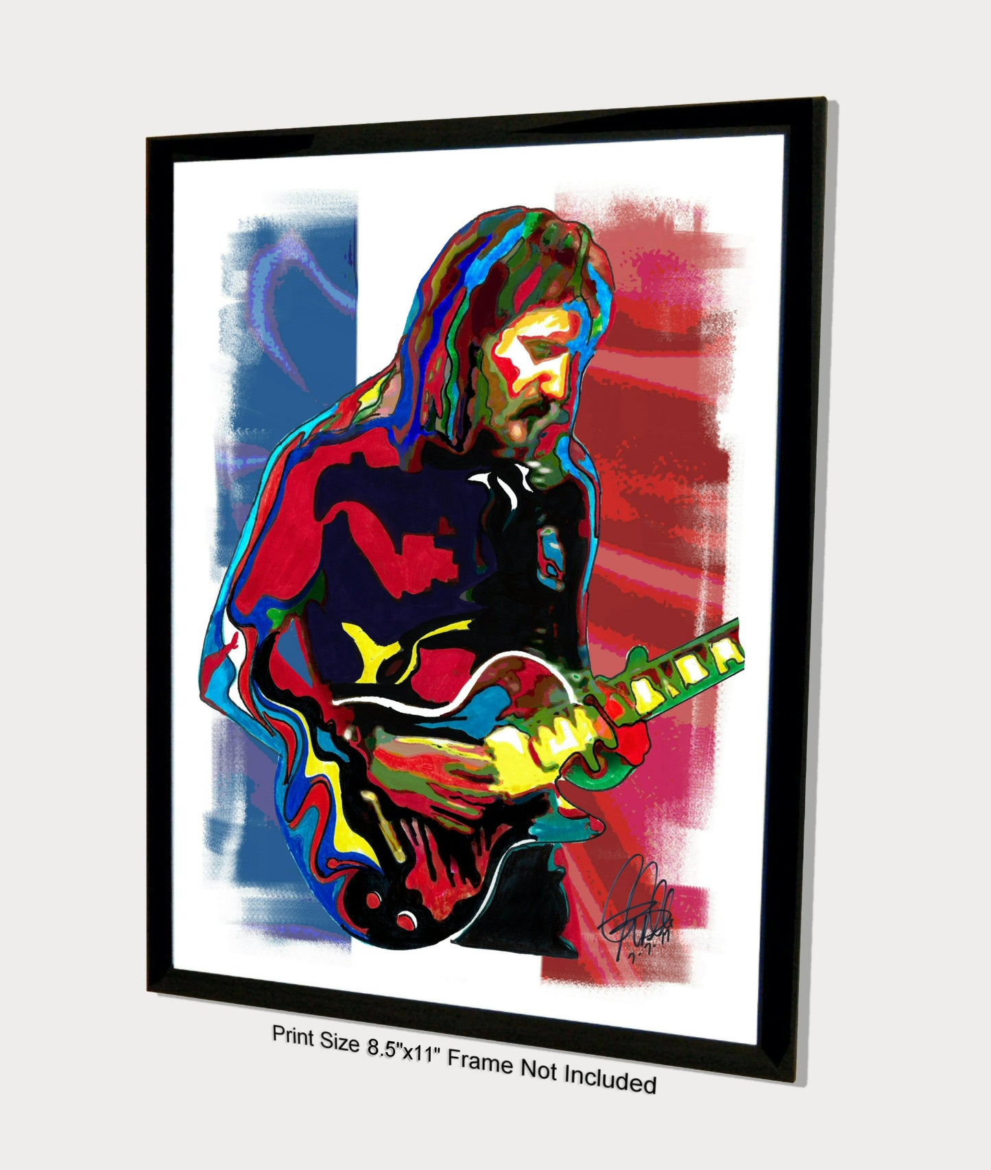 Jan Akkerman Focus Guitar Hard Rock Music Poster Print Wall Art 8.5x11