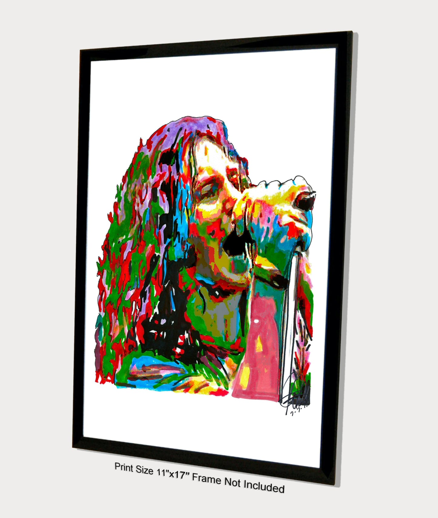 Eddie Vedder Pearl Jam Singer Rock Music Poster Print Wall Art 11x17