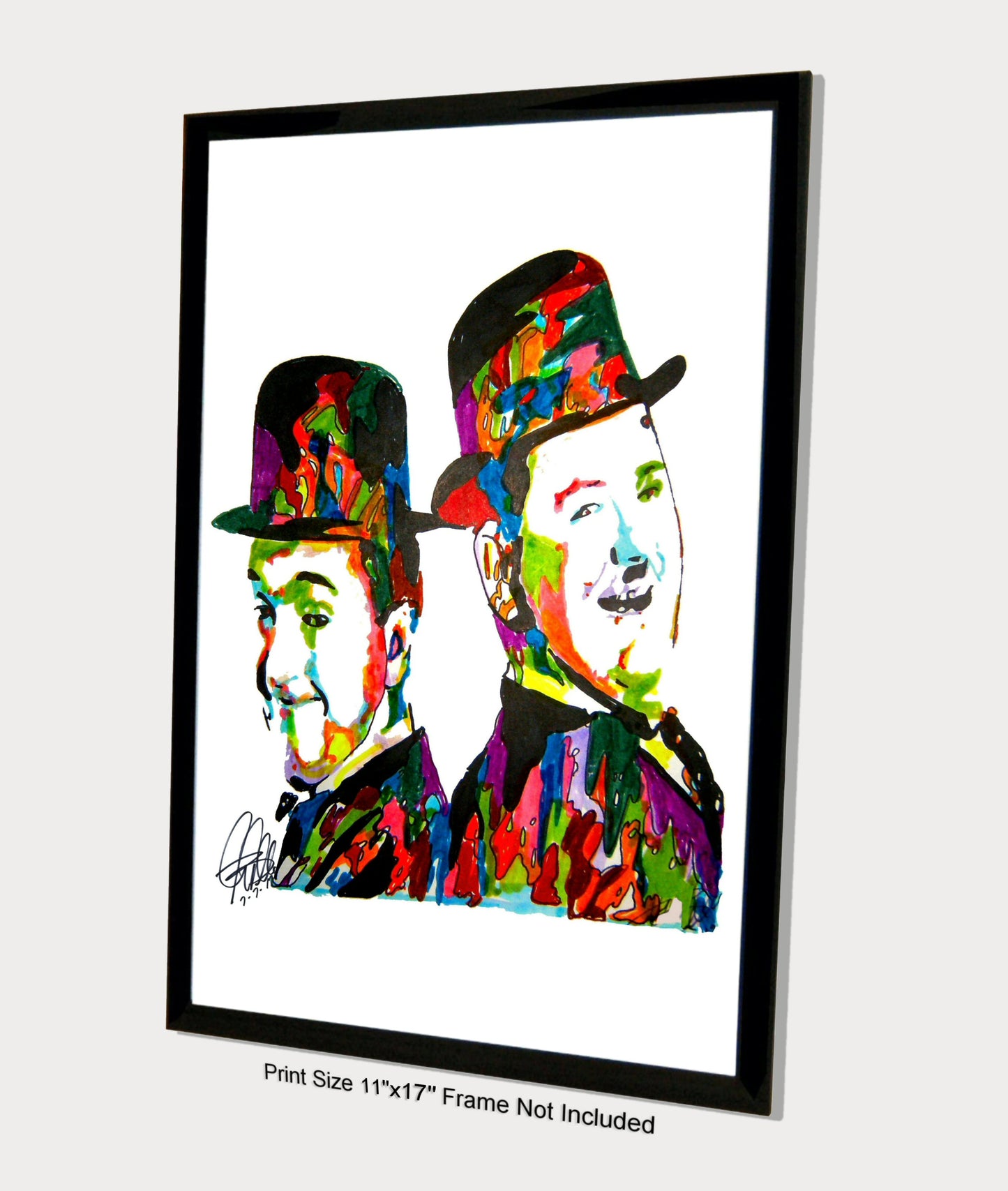 Laurel and Hardy Comedy Poster Print Wall Art 11x17