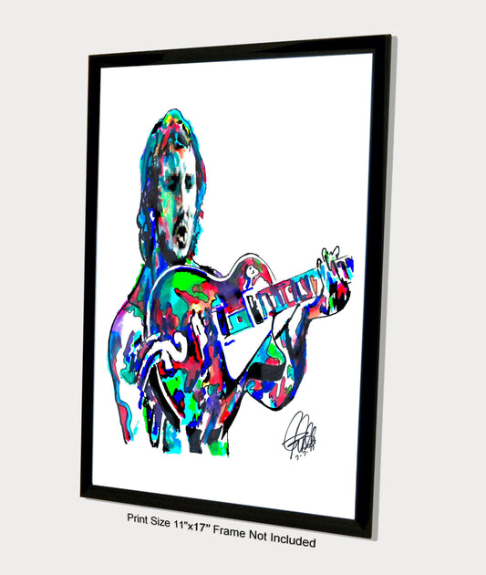 Pete Townshend The Who Guitar Rock Music Print Poster Wall Art 11x17