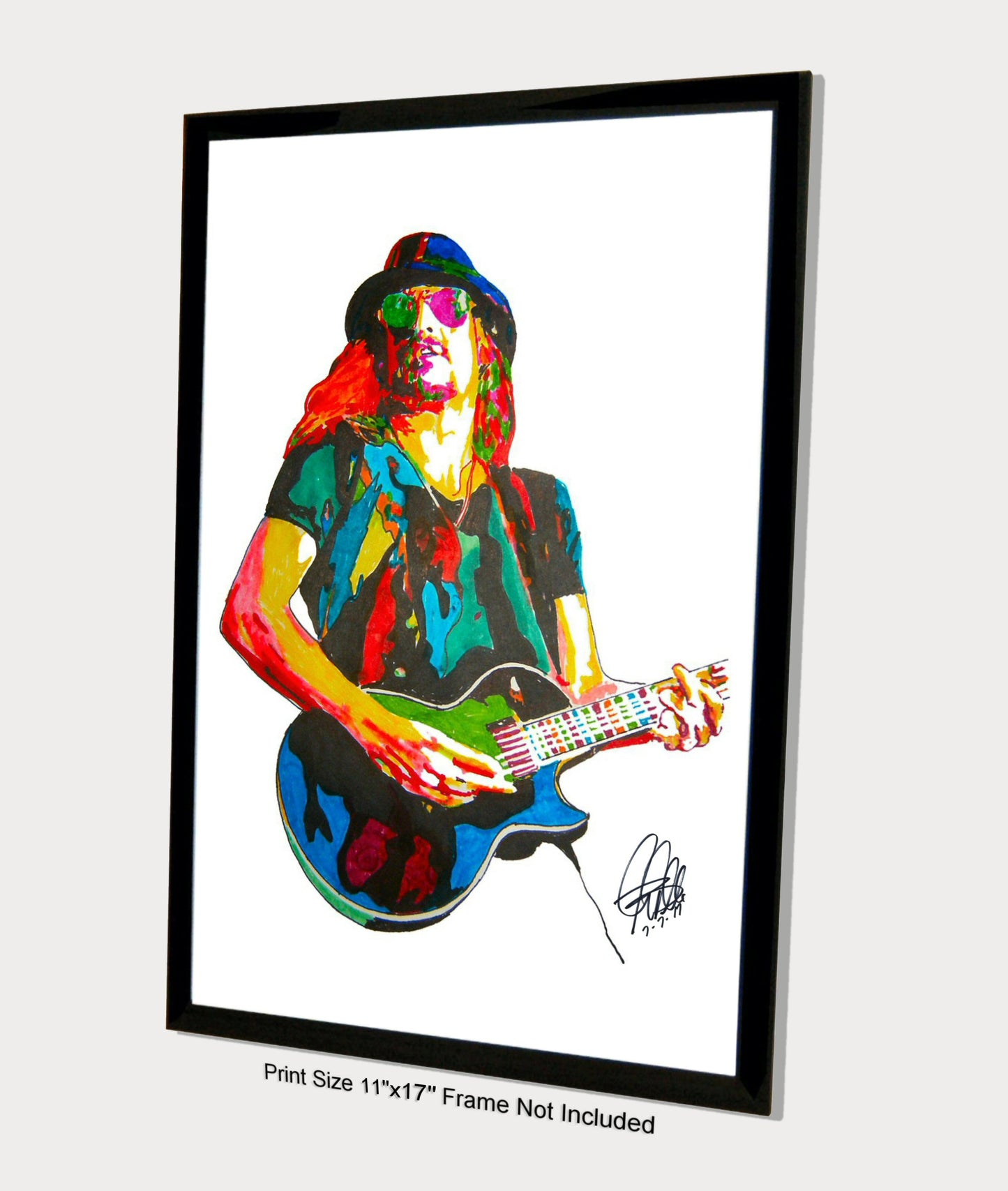 Kid Rock Singer Guitar Rock Music Poster Print Tribute Wall Art 11x17