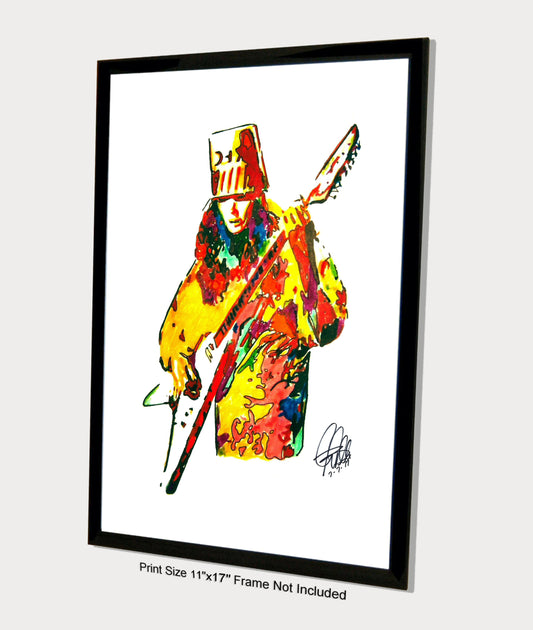 Buckethead Guitar Prog Metal Rock Music Poster Print Wall Art 11x17