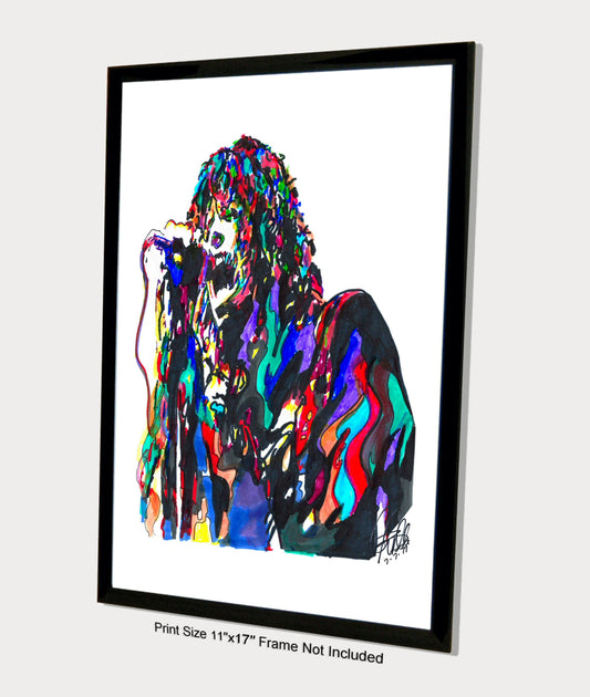 Steven Tyler Aerosmith Singer Hard Rock Music Print Poster Wall Art 11x17