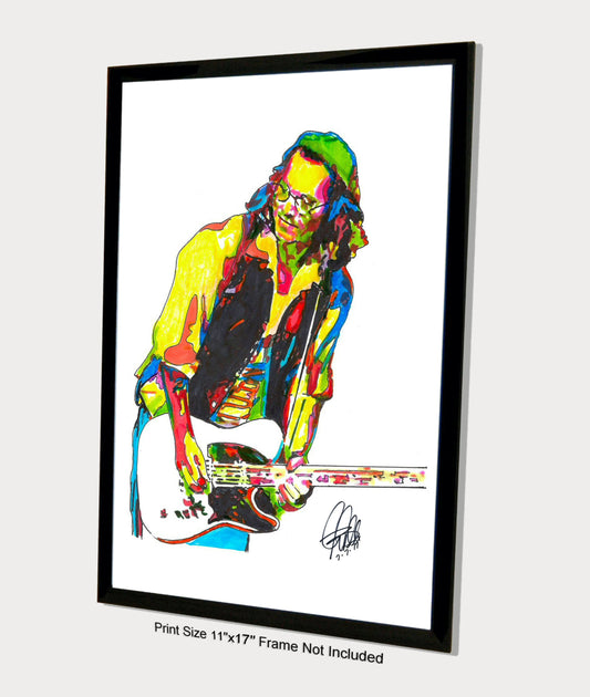 Johnny Depp Hollywood Vampires Guitar Hard Rock Poster Print Wall Art 11x17