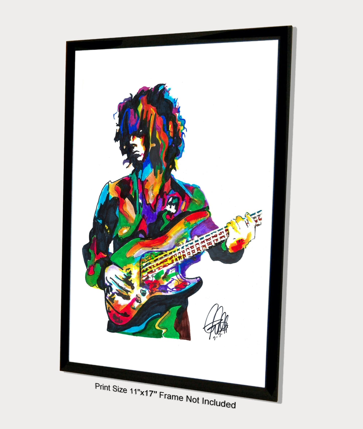 Noel Redding Jimi Hendrix Experience Rock Music Poster Print Wall Art 11x17