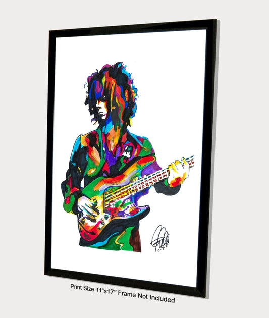 Noel Redding Jimi Hendrix Experience Rock Music Poster Print Wall Art 11x17