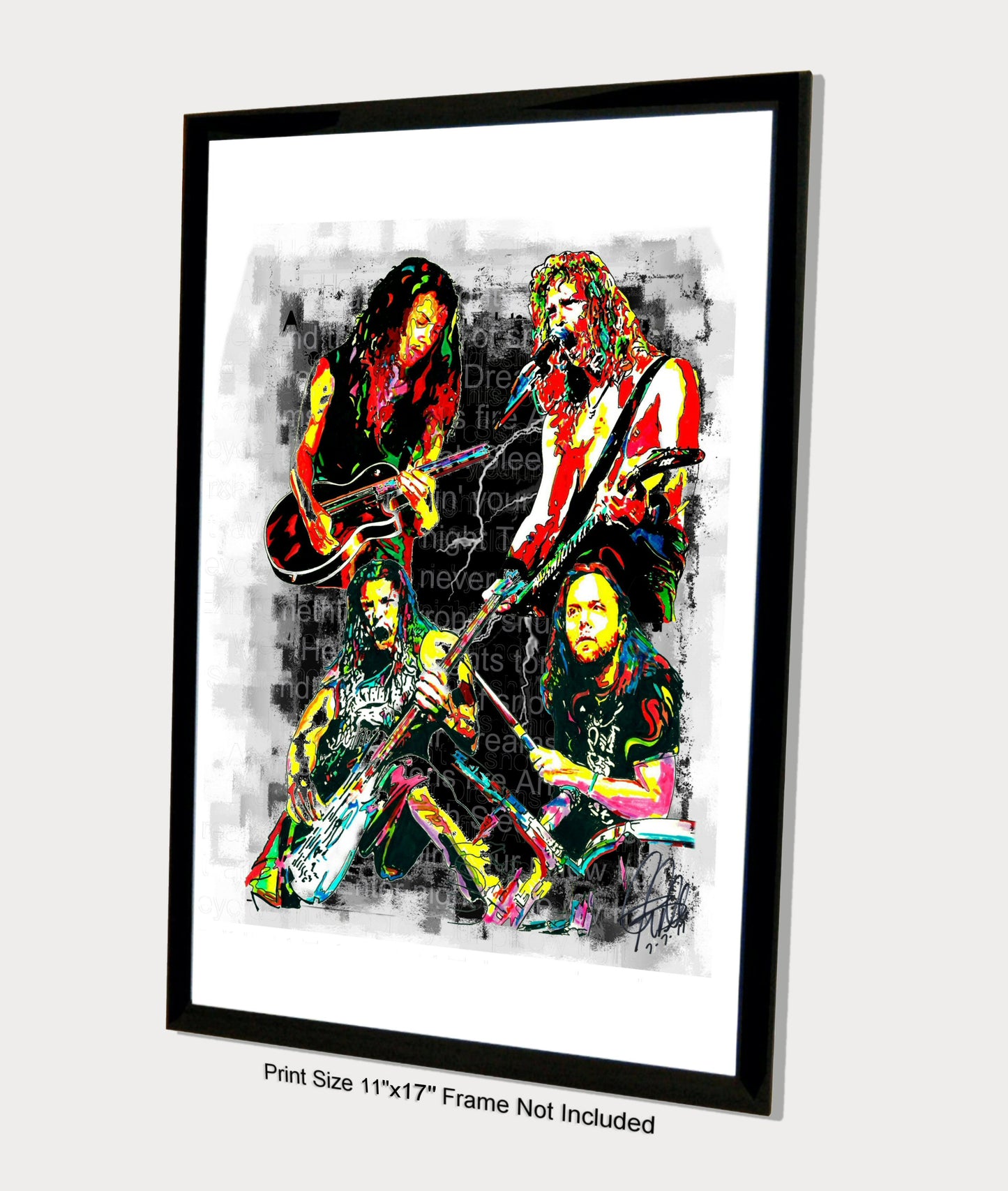 Metallica Rock Metal Music Print Poster Wall Art 11x17