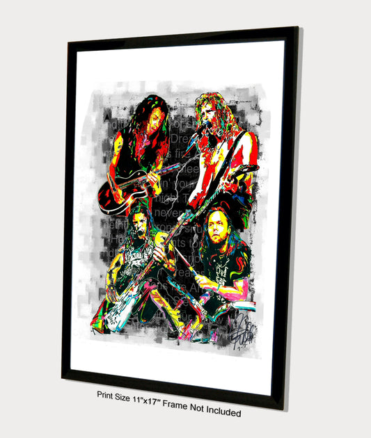 Metallica Rock Metal Music Print Poster Wall Art 11x17