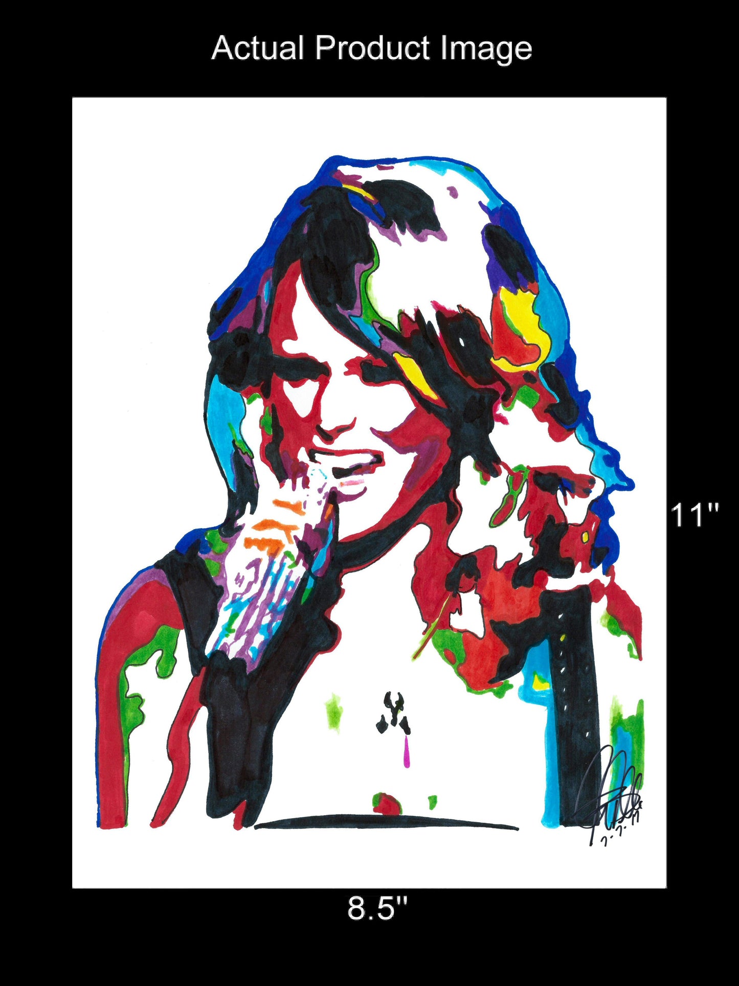 Miranda Lambert Country Music Poster Print Wall Art 8.5x11