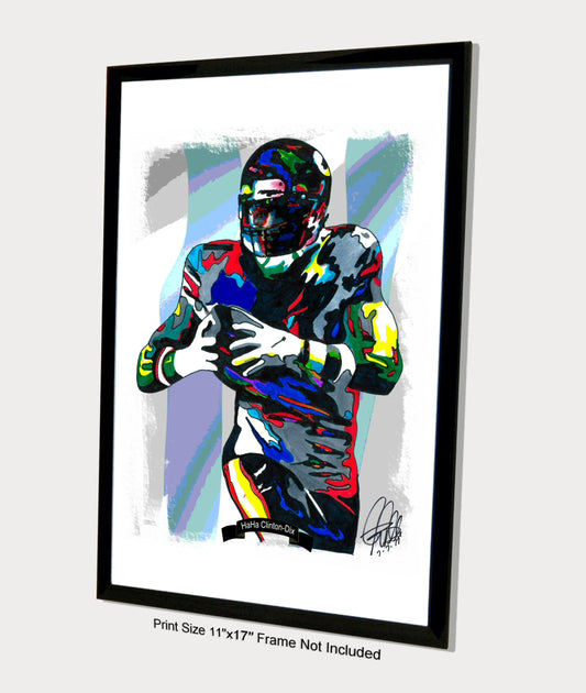 Ha Ha Clinton Dix Chicago Bears Football Sports Poster Print Wall Art 11x17