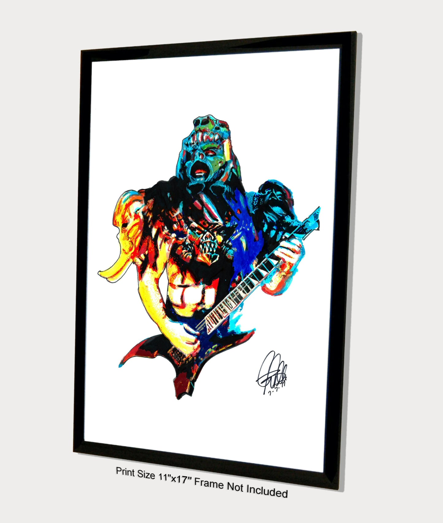 Pustulus Maximus GWAR Guitar Music Print Poster Wall Art 11x17